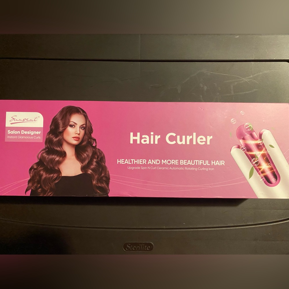 Salon Designer Hair Curler - Pink